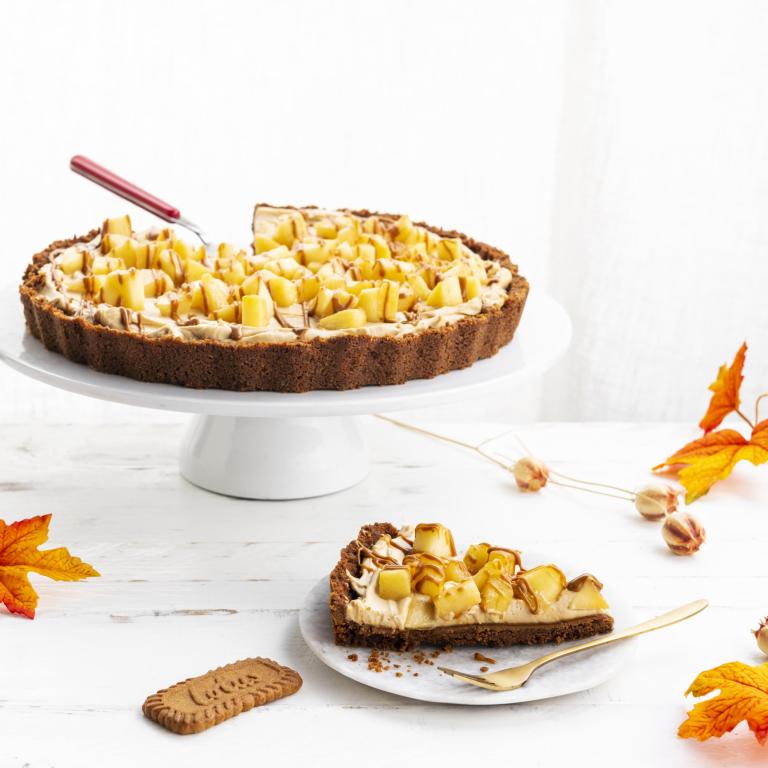 Appeltaart met Biscoff