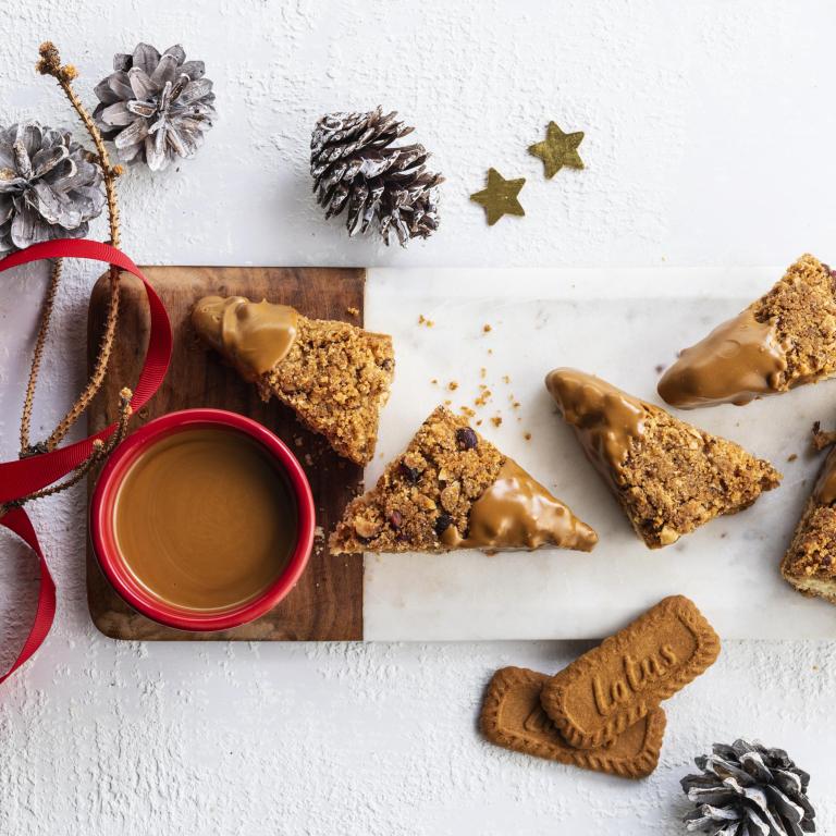 Nussecken met Biscoff