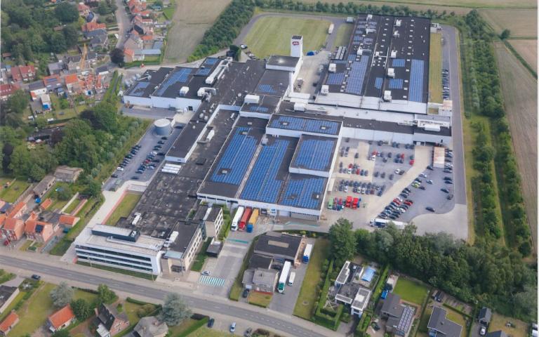 Plant Lembeke from the sky