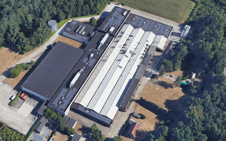 Plant Oostakker from the sky