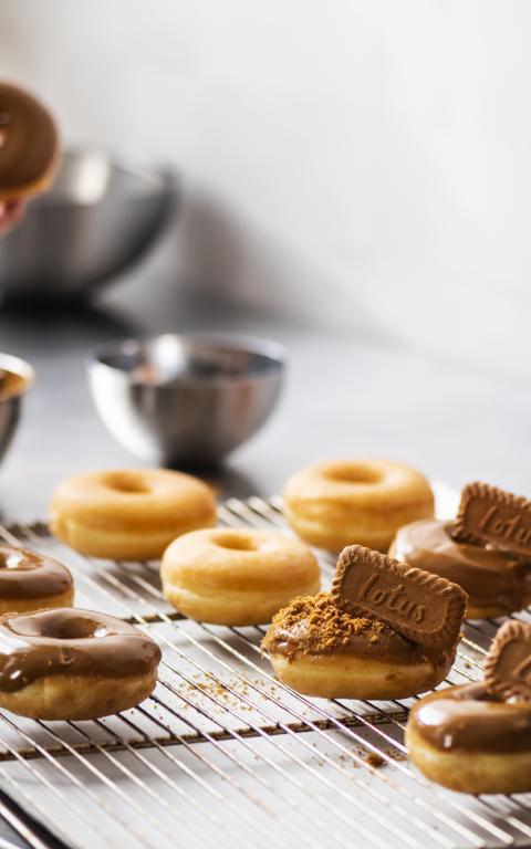 Lotus® Biscoff® donuts
