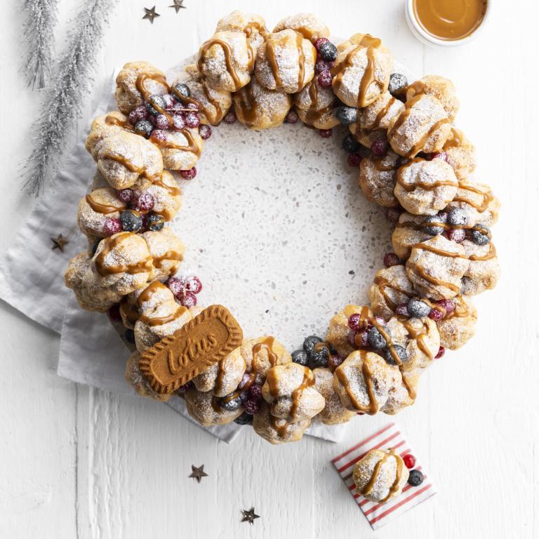 Profiteroles aux Biscoff