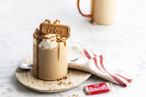 Biscoff hot milk