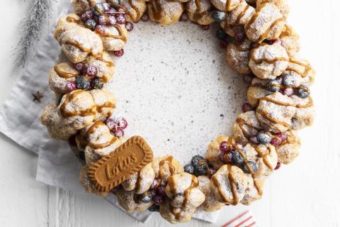 Profiteroles aux Biscoff