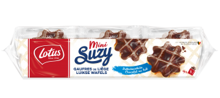 Mini Suzy Luikse Wafel met melkchocolade 9x1st.