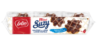 Mini gaufres de Liège Suzy au chocolat au lait 9x1p.