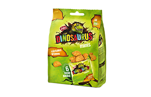 Lotus® Dinosaurus Minis aux céréales 6 sachets