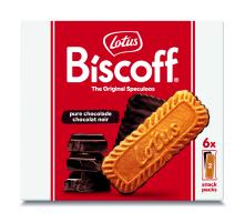 Lotus Biscoff Speculoos met pure chocolade 6x2st.