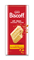 Witte chocolade met Biscoff Speculoosstukjes 180g 