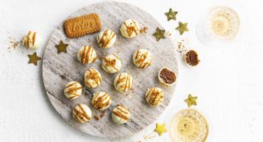 Truffes au chocolat blanc et au Biscoff®